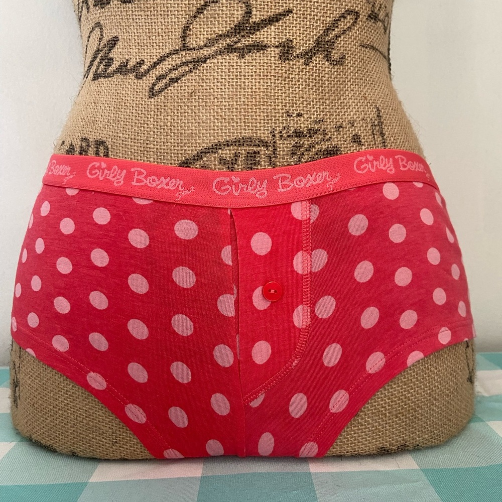 💞EXTREMELY RARE! Vintage Y2K Victoria’s Secret POUT Girly Boxer - M💞